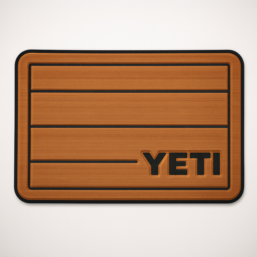 YETI 20 - Mocha / Black Faux Teak w/Logo