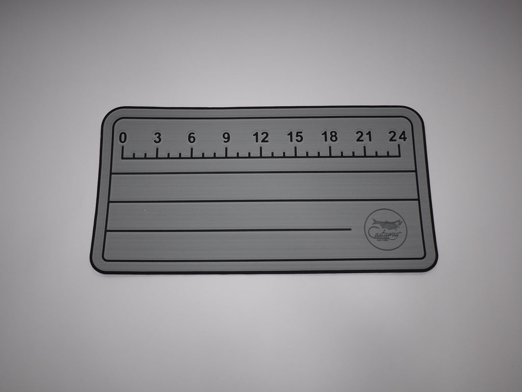 YETI Tundra 65 - Storm Gray / Black Faux Teak w/ Laser Logo and Ruler