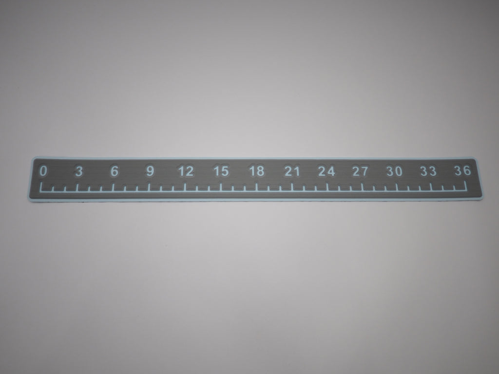 36" SeaDek Fish Ruler - Storm Gray / Caribbean Blue