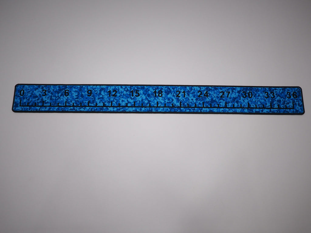 36" SeaDek Fish Ruler - Aqua Camo / Black