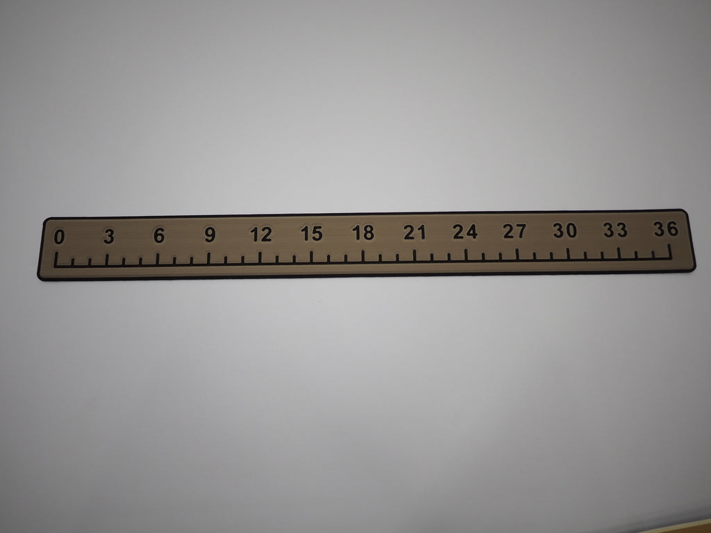 36" SeaDek Fish Ruler - Dune / Black
