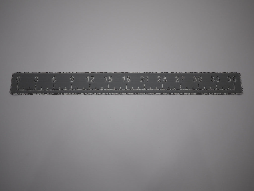 36" SeaDek Fish Ruler - Storm Gray / Snow Camo
