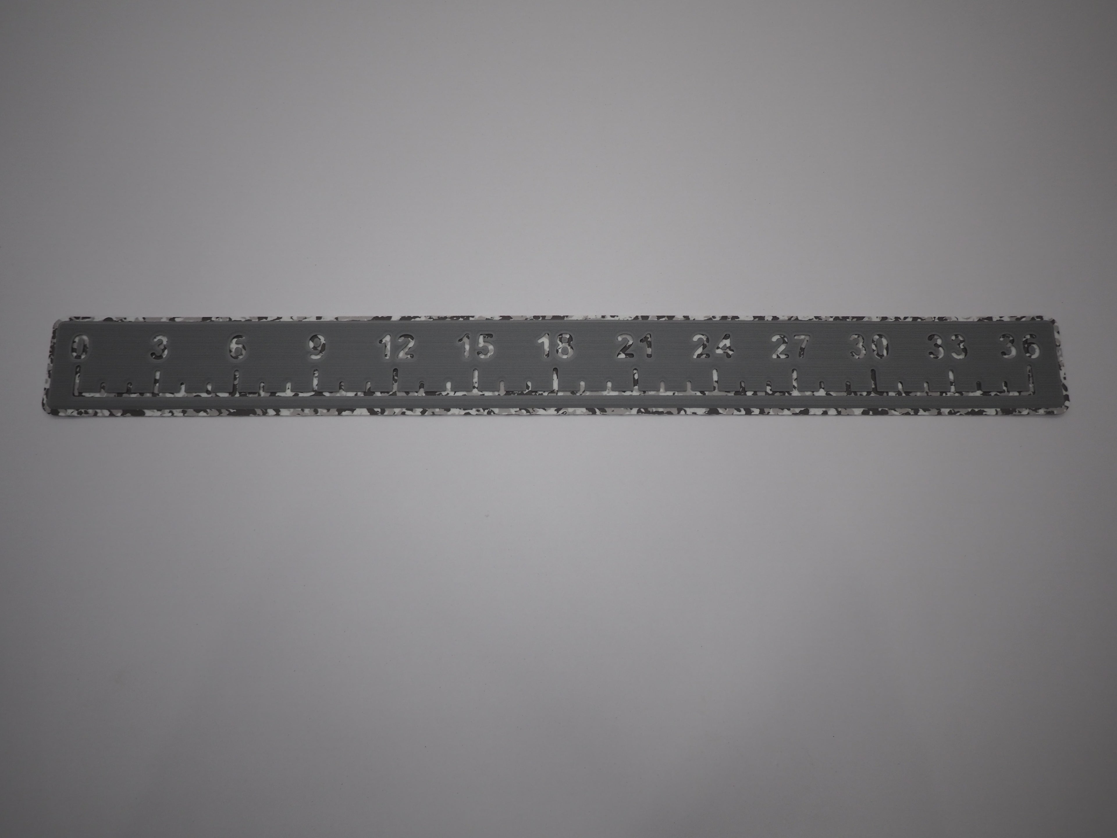 36" SeaDek Fish Ruler - Storm Gray / Snow Camo
