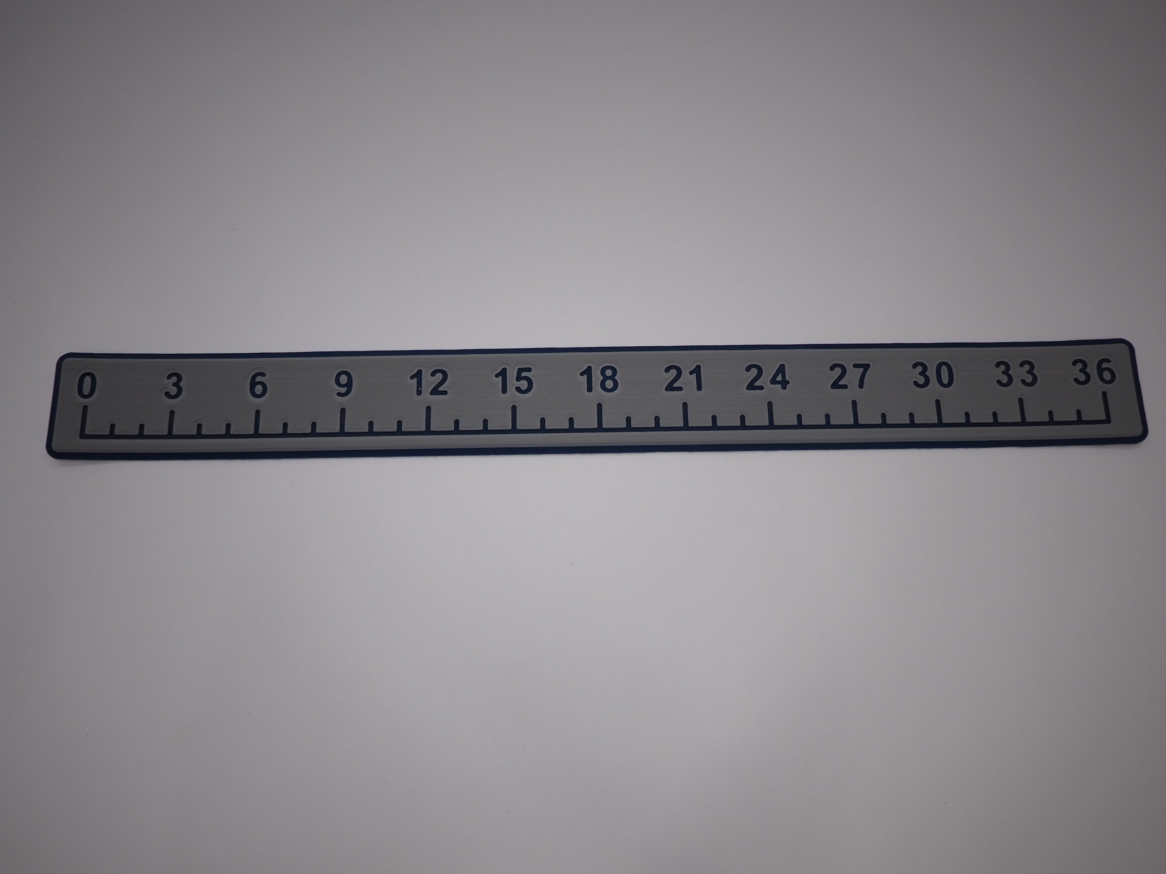 36" SeaDek Fish Ruler - Storm Gray / Navy Blue