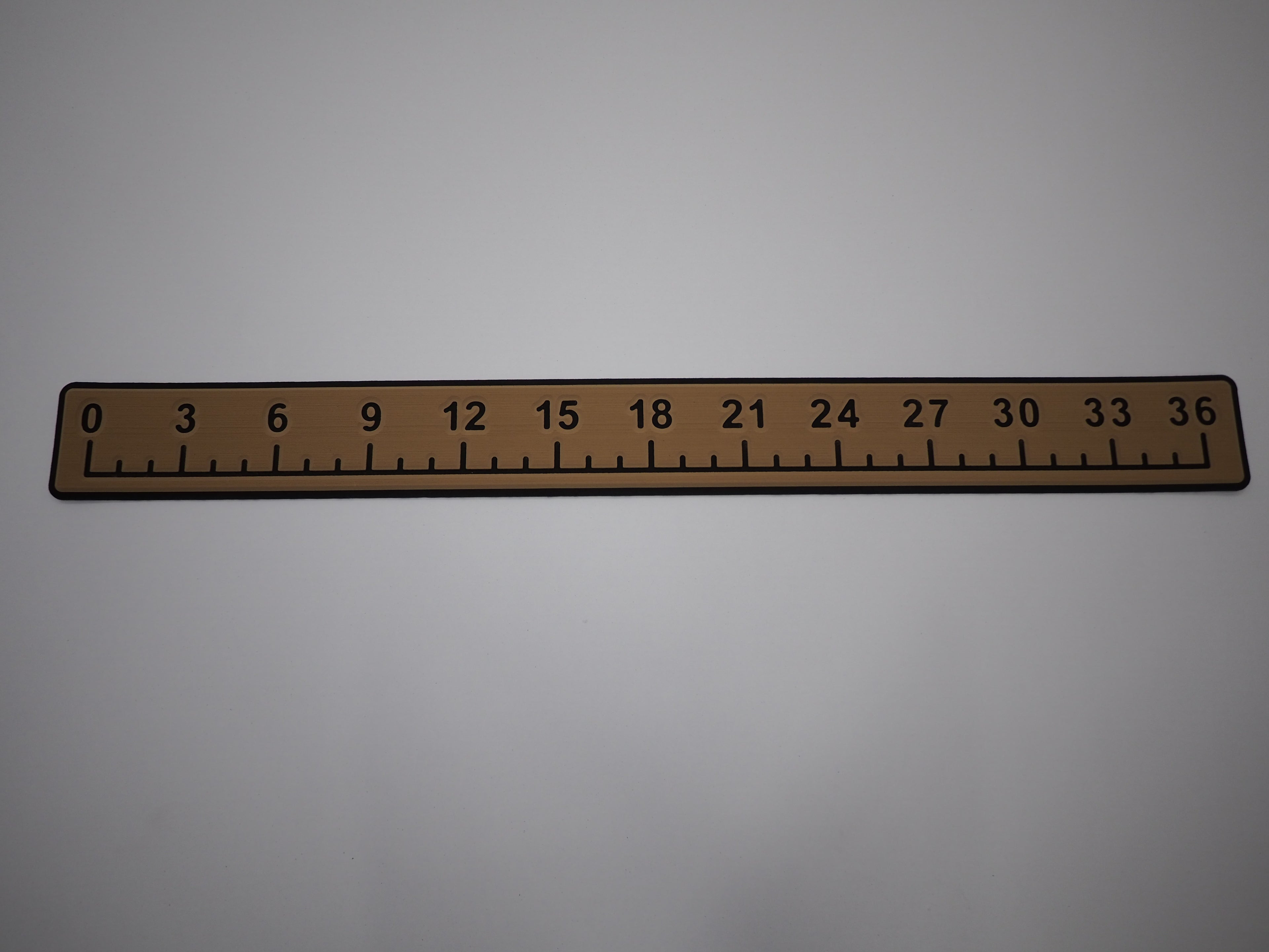 36" SeaDek Fish Ruler - Terra / Black