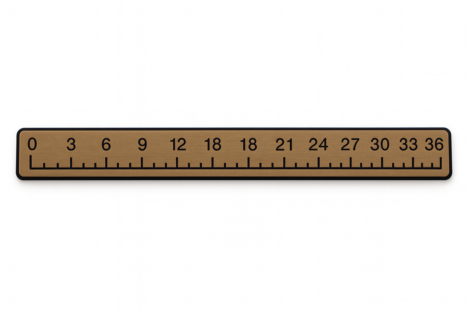36" SeaDek Fish Ruler - Dune / Black
