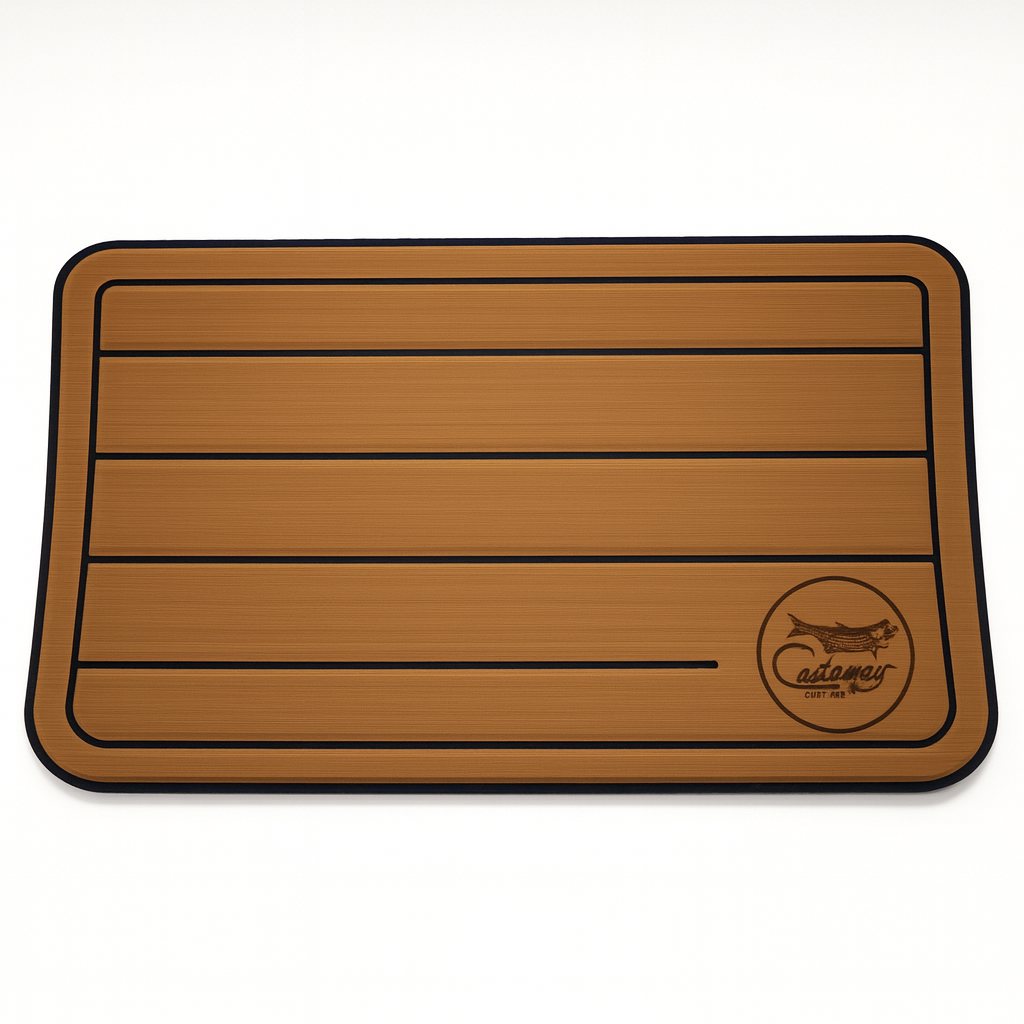 YETI Tundra 45 - Mocha / Black Faux Teak w/ Laser Logo