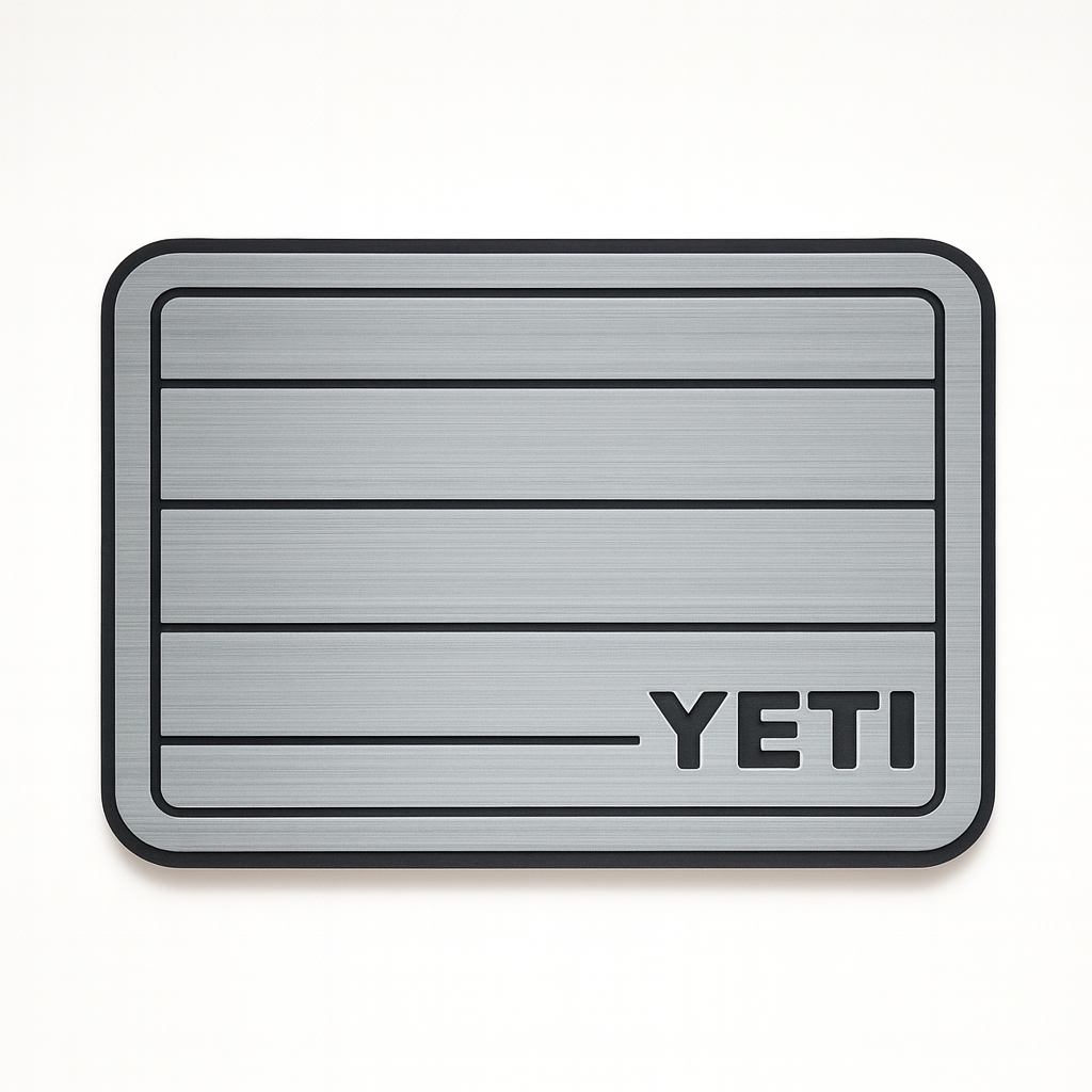 YETI Tundra 35 - Storm Gray / Black Faux Teak w/Logo