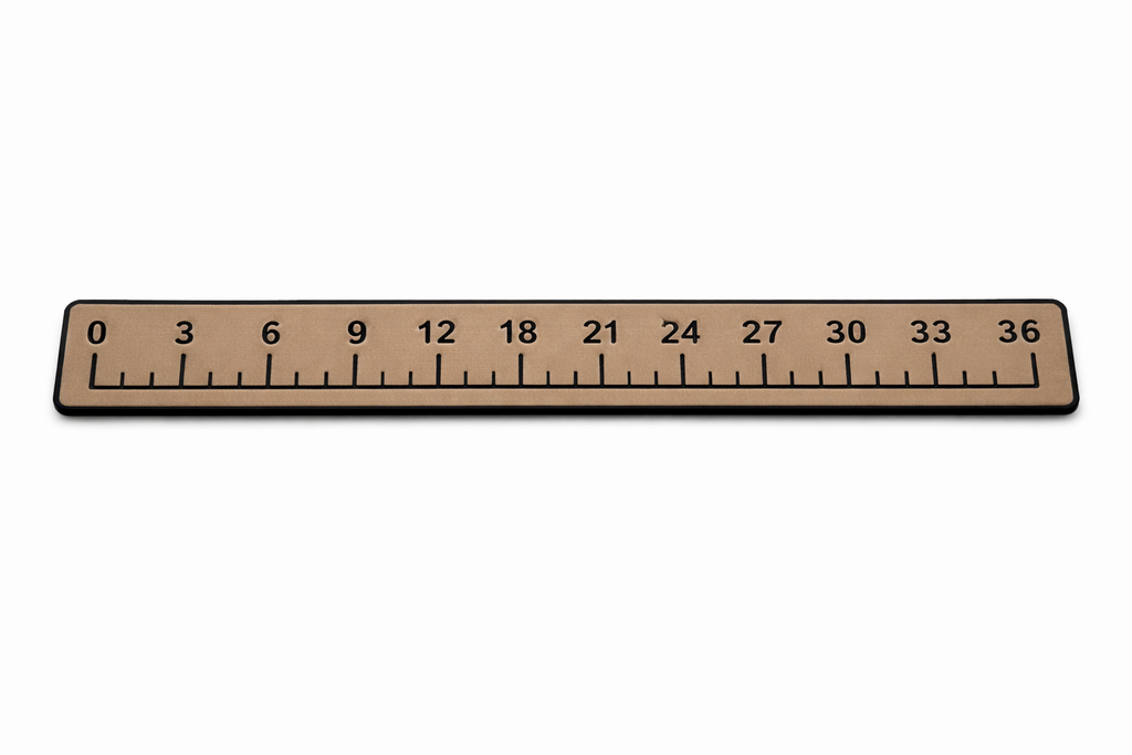 36" SeaDek Fish Ruler - Mocha / Black