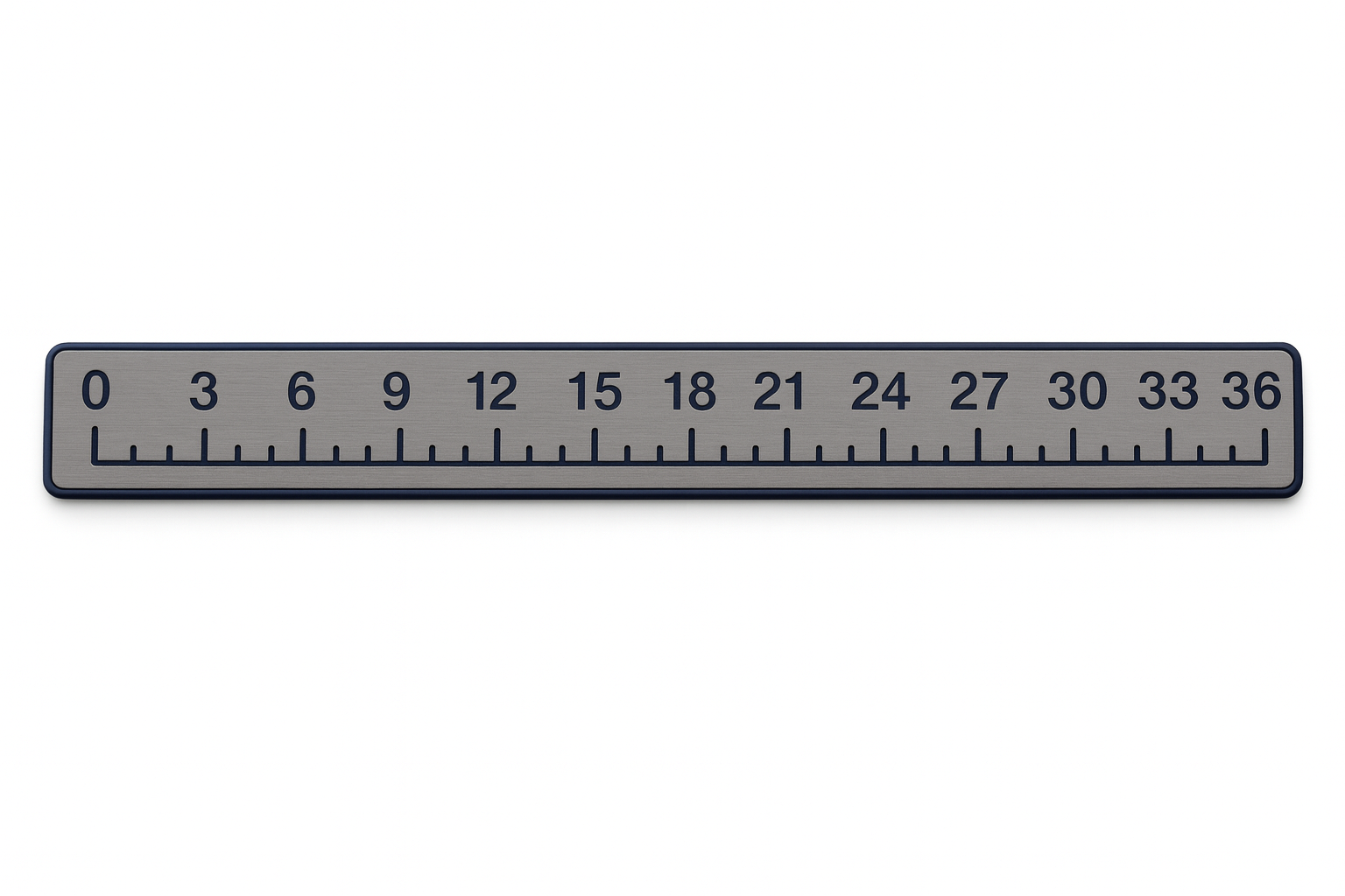 36" SeaDek Fish Ruler - Storm Gray / Navy Blue