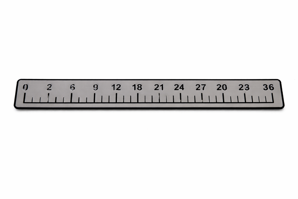 36" SeaDek Fish Ruler - Storm Gray / Black